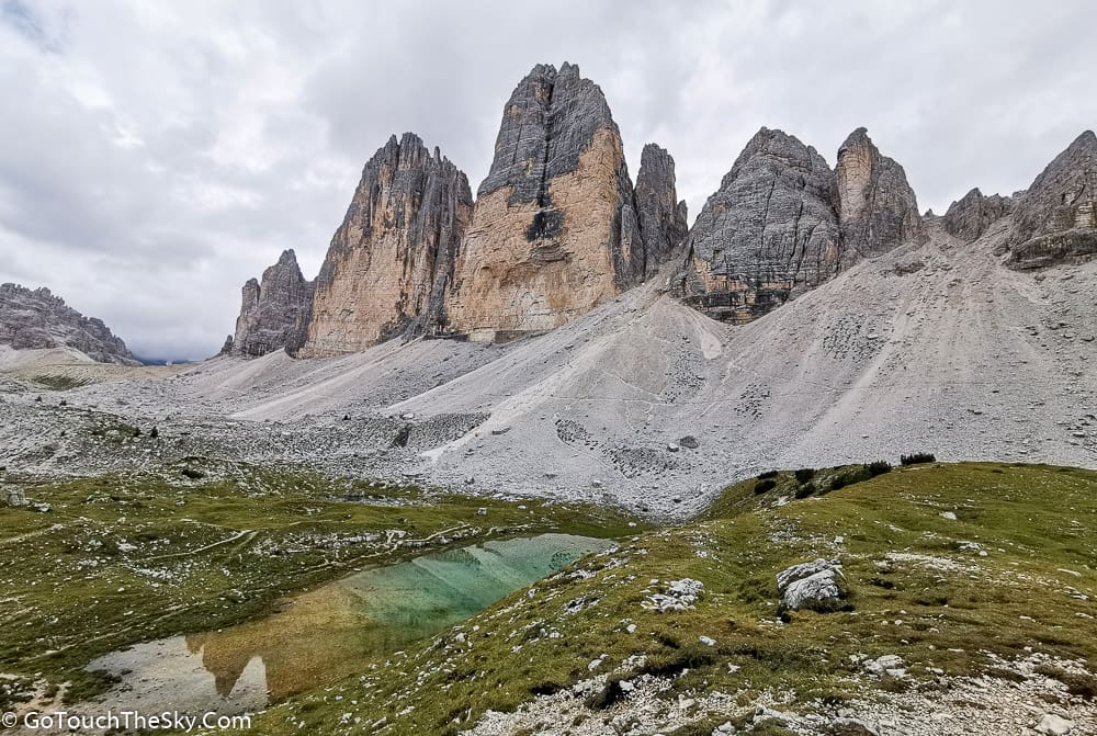 วิว Tre Cime จาก Malga Langalm