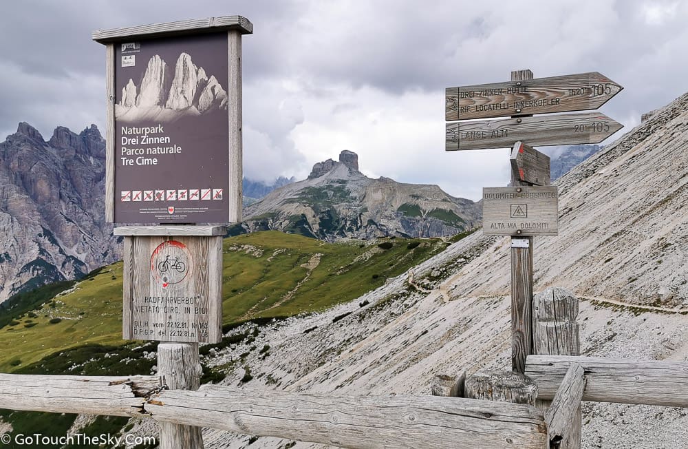 วิวสุดท้ายของทริป Tre Cime