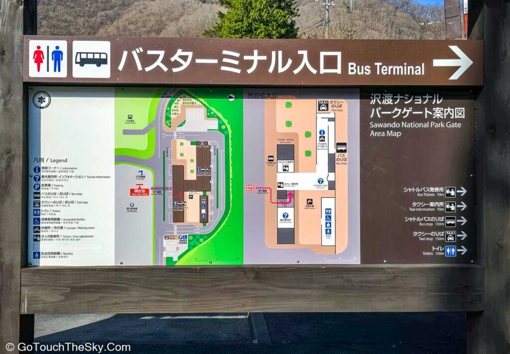 อุโมงค์ทางเดินเชื่อมลานจอดรถกับศูนย์บริการ