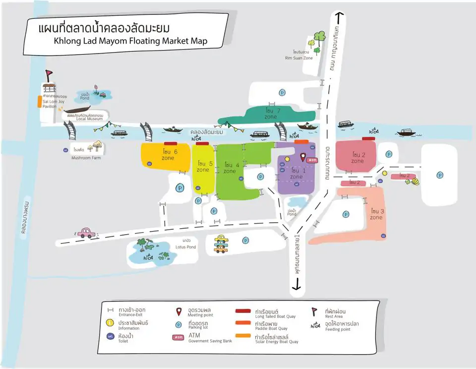 คลองลัดมะยม บรรยากาศร่มรื่น