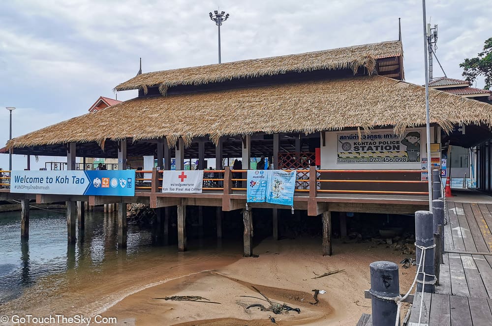 ทิวทัศน์ทะเลอ่าวไทยระหว่างเดินทาง