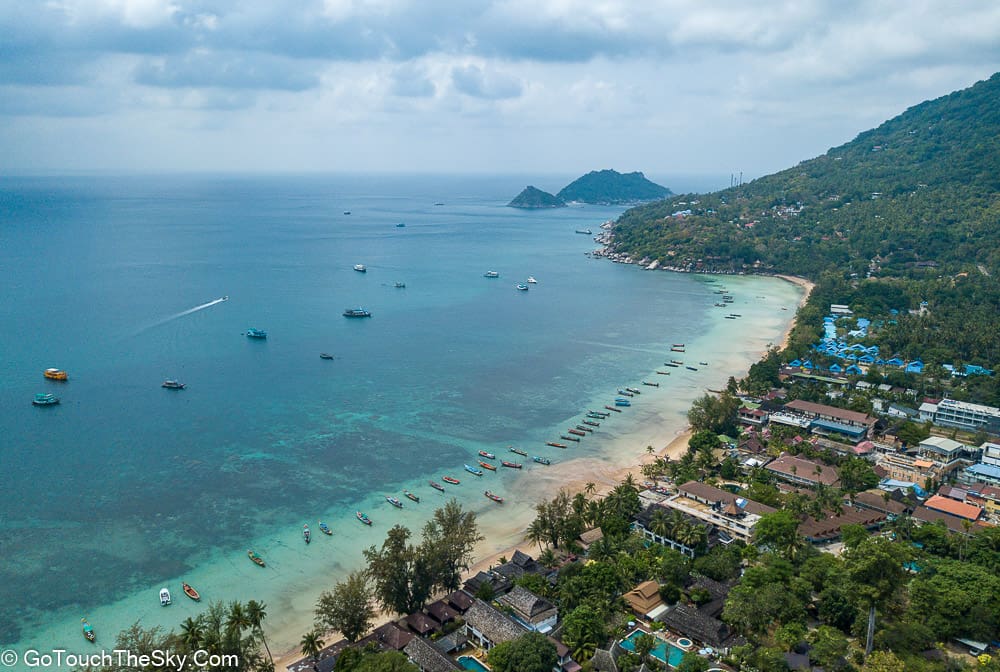 หาดทรายรีหาดยาวที่สุดของเกาะเต่า