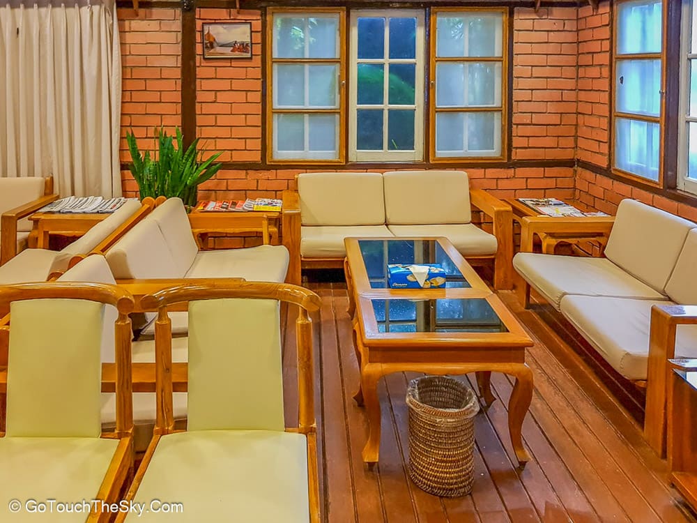 บรรยากาศทางเดินบนเขา