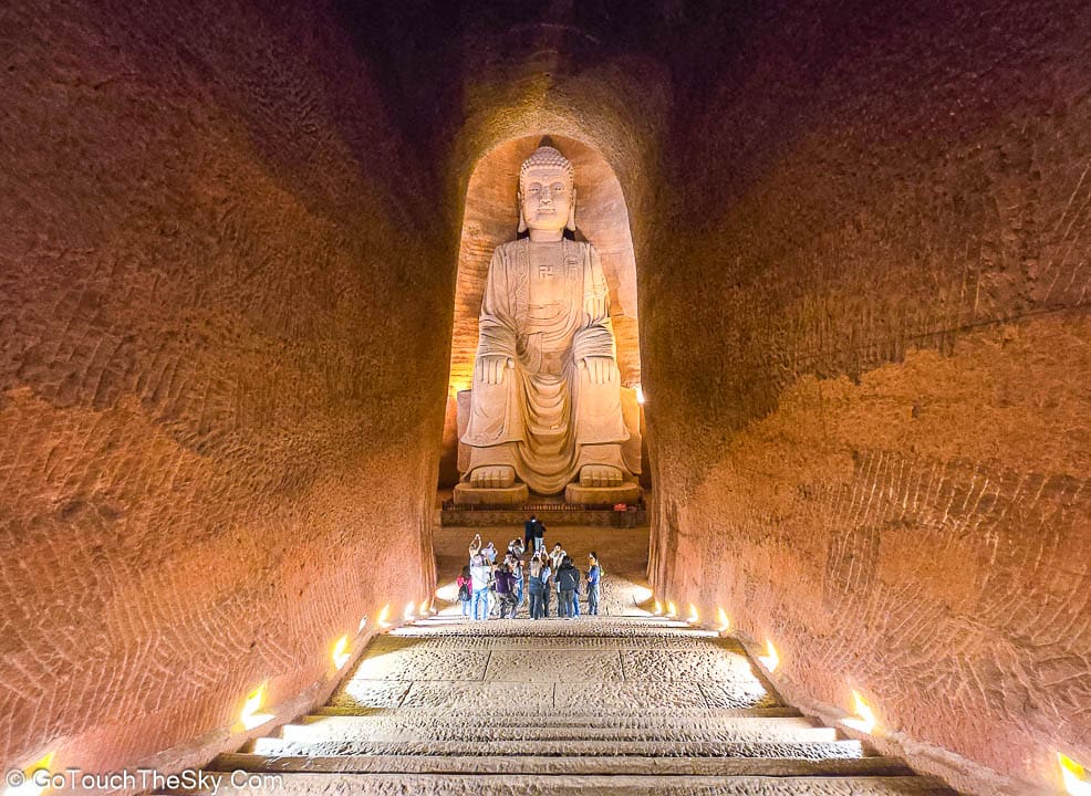 จุดถ่ายภาพองค์พระจากกึ่งกลางบันได