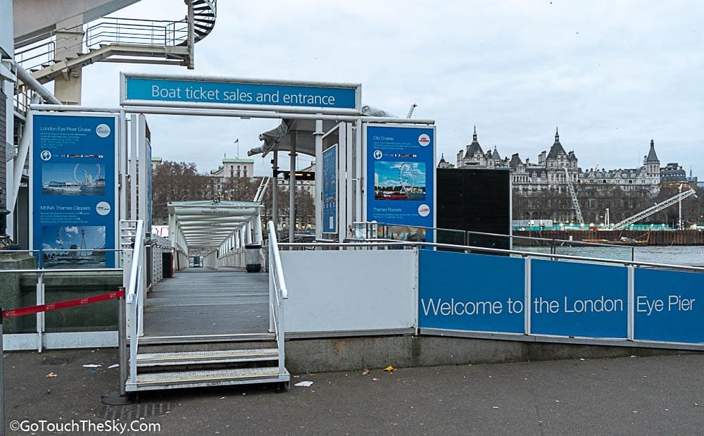 London Eye Pier ท่าเทียบเรือ