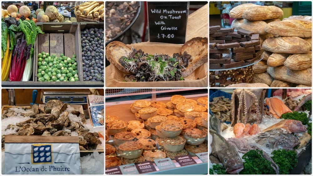 โซนอาหารท้องถิ่น Borough Market