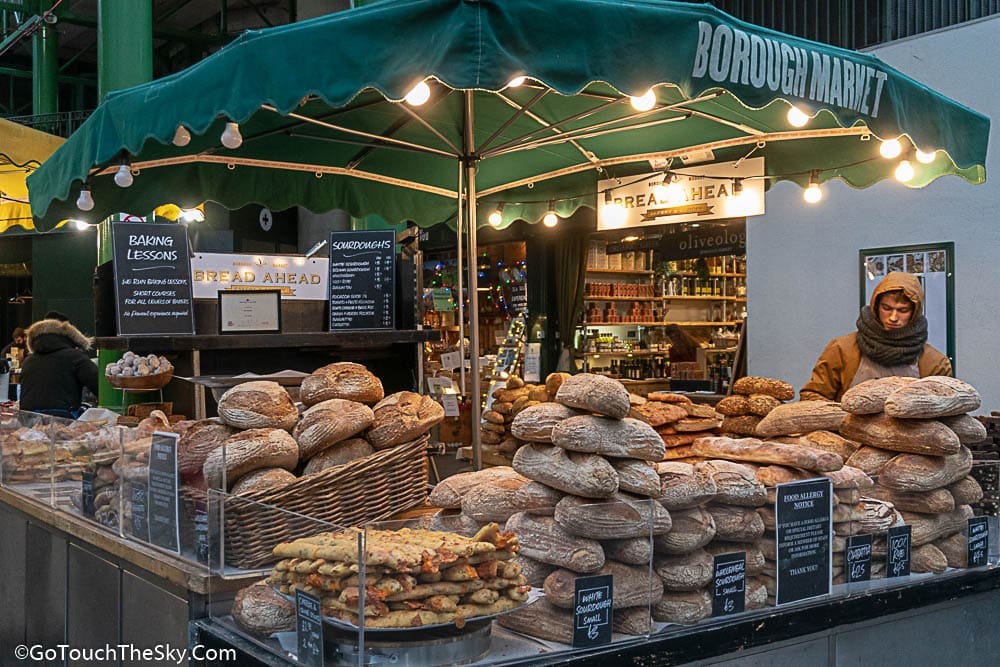 แผงขายผักผลไม้ Borough Market