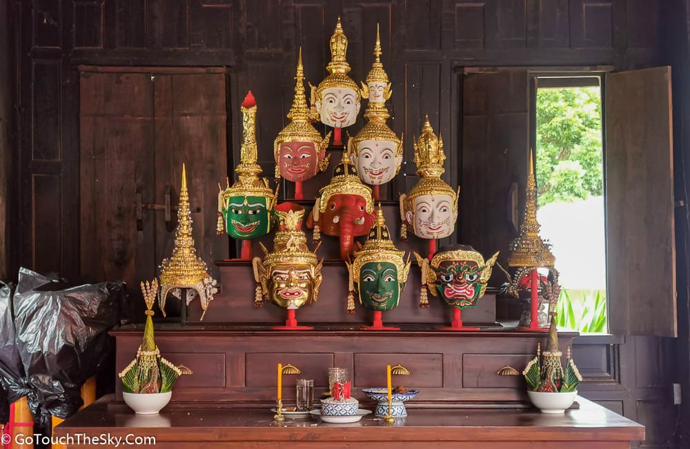 บรรยากาศภายในเรือนหมู่
