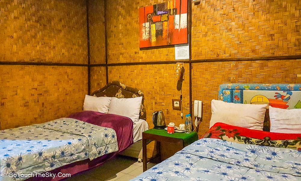 วิวภูเขาไฟโบรโม่จากโรงแรม