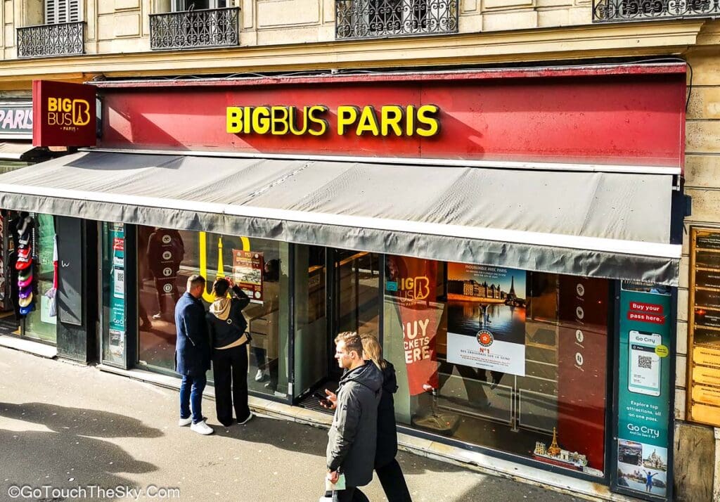 ออฟฟิศ Big Bus Paris ถนน Av. de l'Opéra