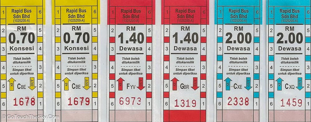 ตั๋วรถเมล์ Rapid Penang