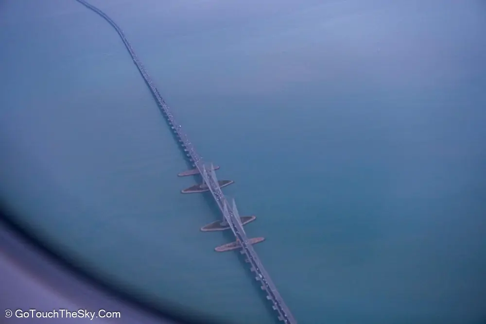 สะพานปีนังมองจากเครื่องบิน