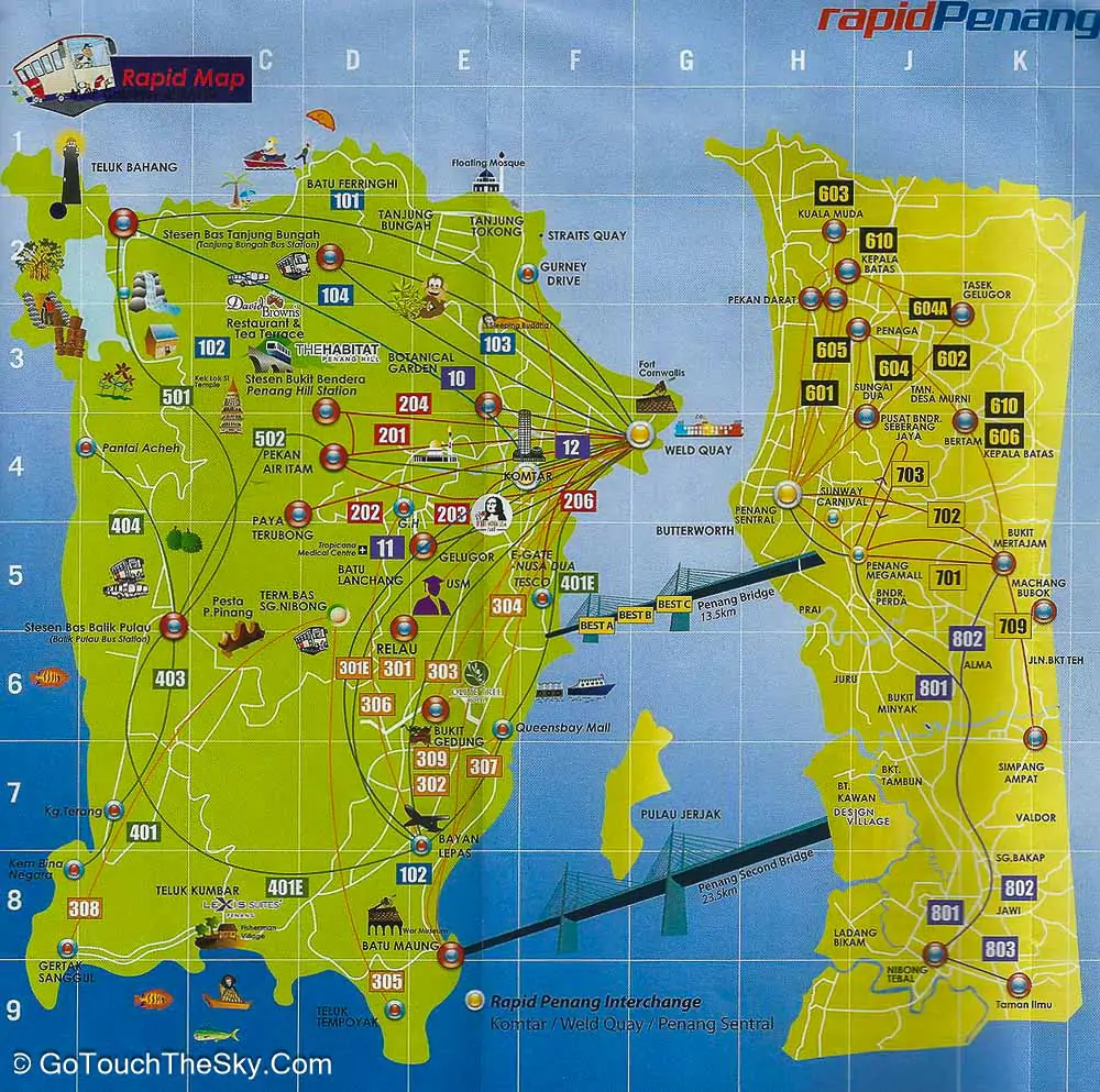 รถเมล์ Rapid Penang สาย 401E