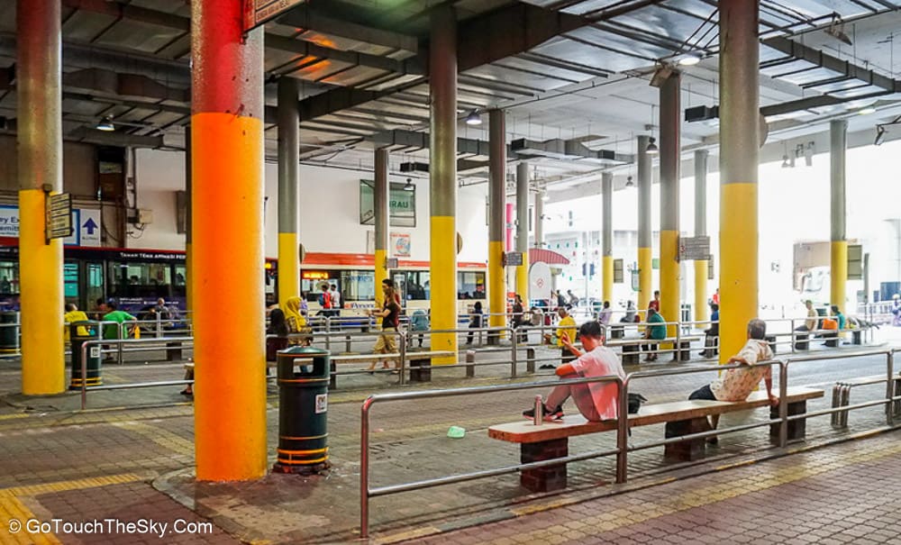 Komtar Bus Terminal ศูนย์กลางรถเมล์ปีนัง