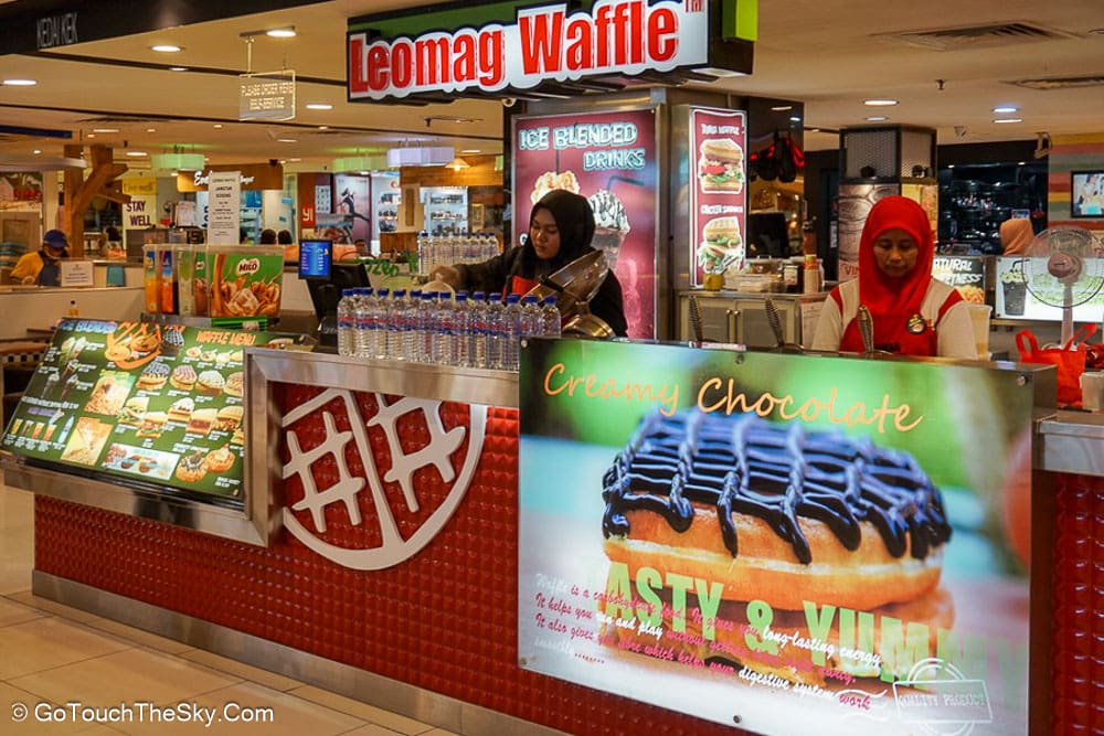 วาฟเฟิลร้านดังใน Gurney Plaza