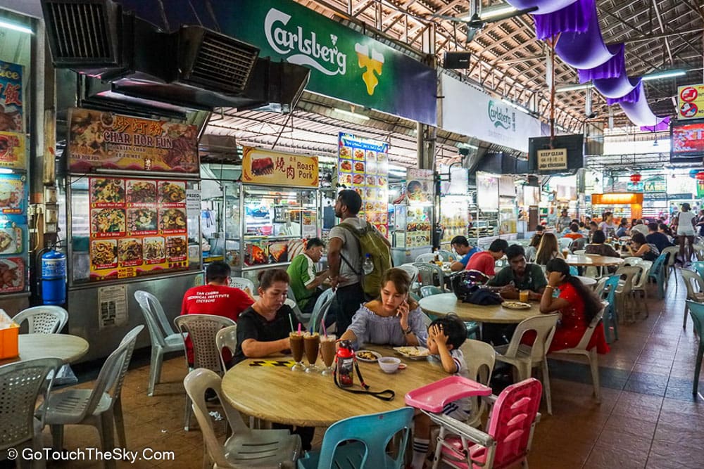 ร้านค้าริมทางเดิน Chew Jetty