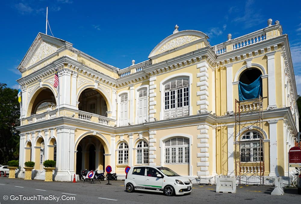 Penang Town Hall สไตล์โคโลเนียล
