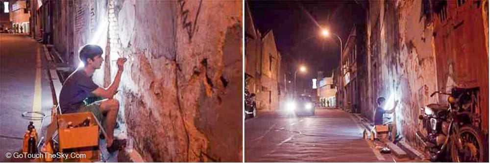 เออร์เนสต์ ซาคาเรวิก ศิลปิน Street Art ปีนัง