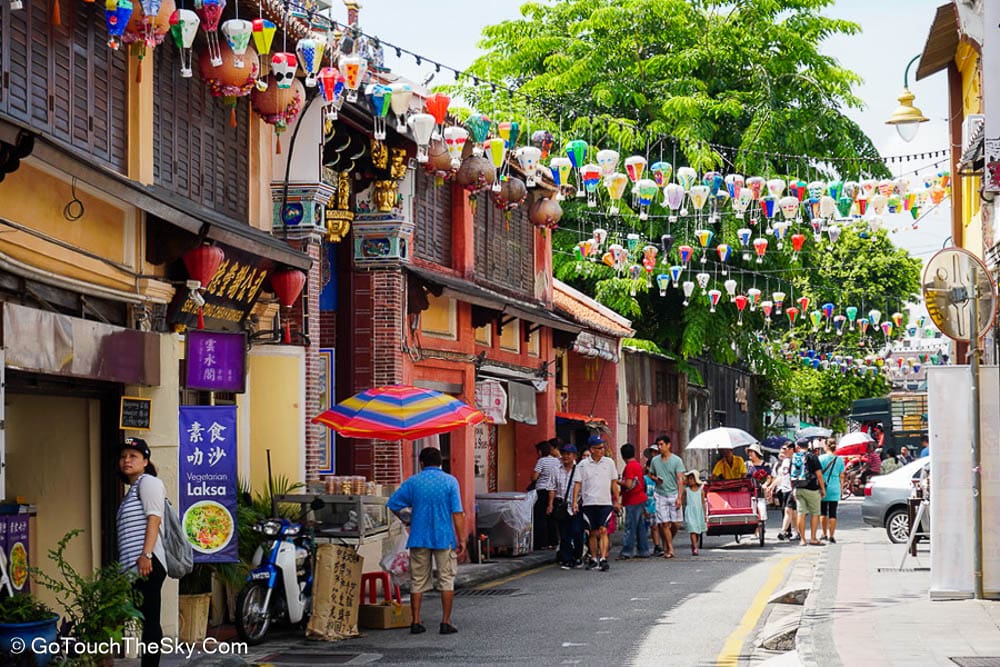บรรยากาศถนนย่าน Street Art จอร์จทาวน์