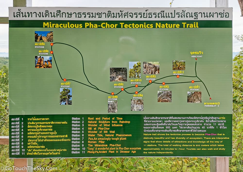 เส้นทางเดินศึกษาธรรมชาติสู่ผาช่อ
