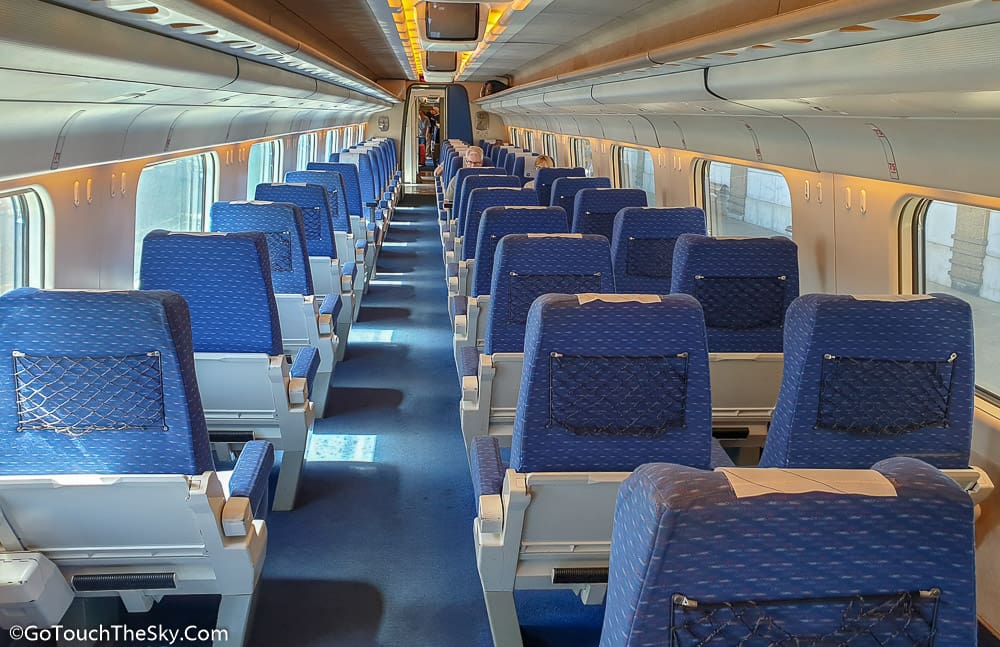 ภายในรถไฟโปรตุเกส