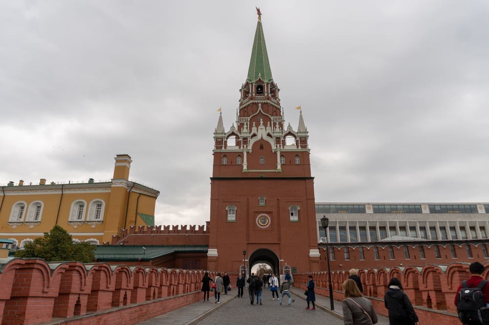 Troitskaya Tower ทางเข้าเครมลิน