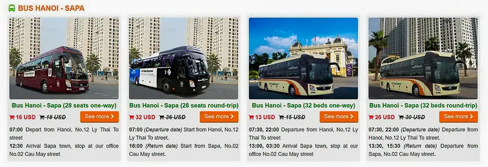 ออฟฟิศ Sapa Express ฮานอย