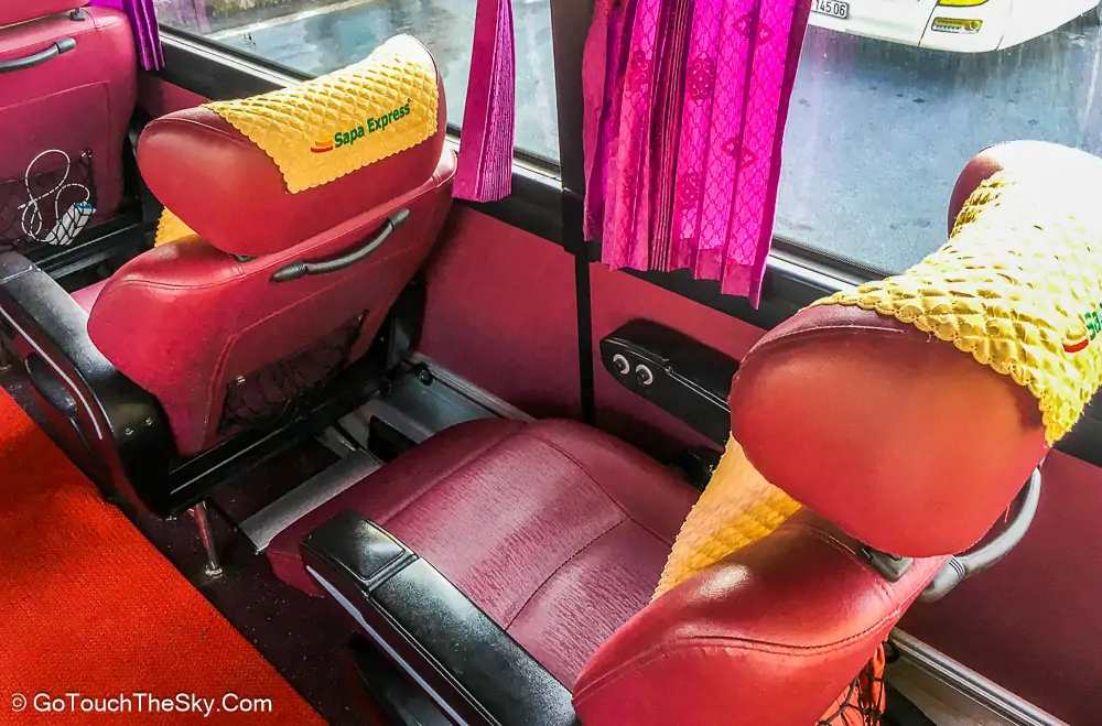 บรรยากาศภายในรถ Sapa Express