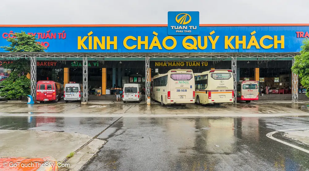 จุดพักรถ Sapa Express