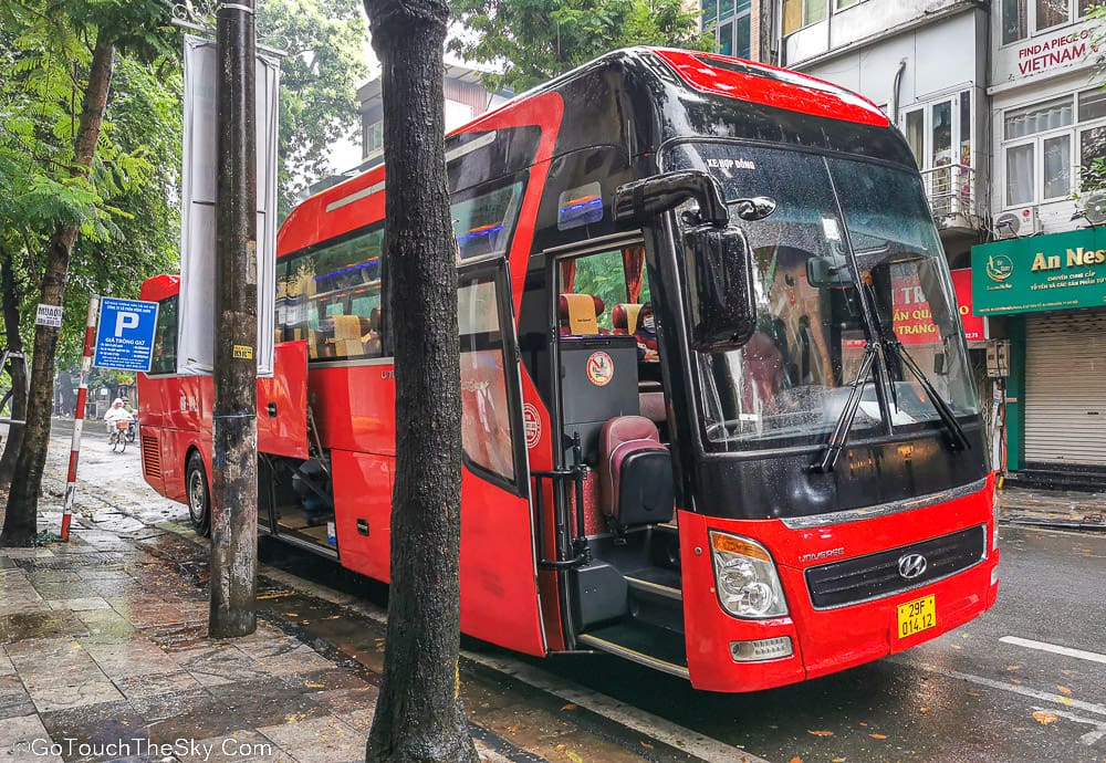 บรรยากาศรถทัวร์ Sapa Express