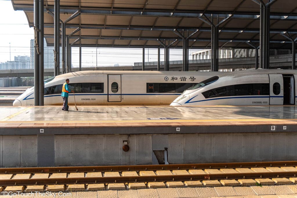 บรรยากาศภายในขบวนรถไฟระหว่างเดินทาง
