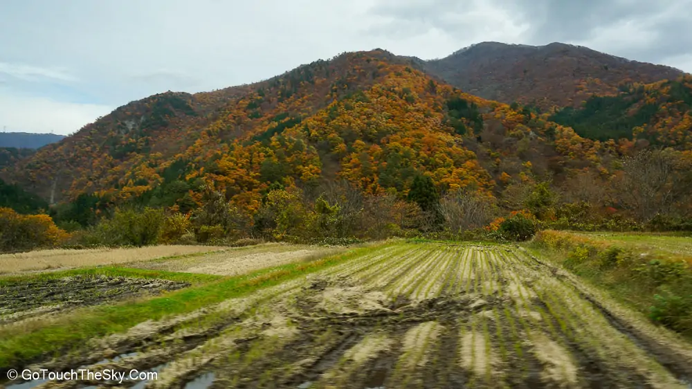 ทางเดินขึ้นสู่จุดชมวิว Shiroyama