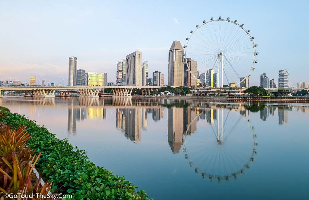 มุมถ่ายภาพ Singapore Flyer