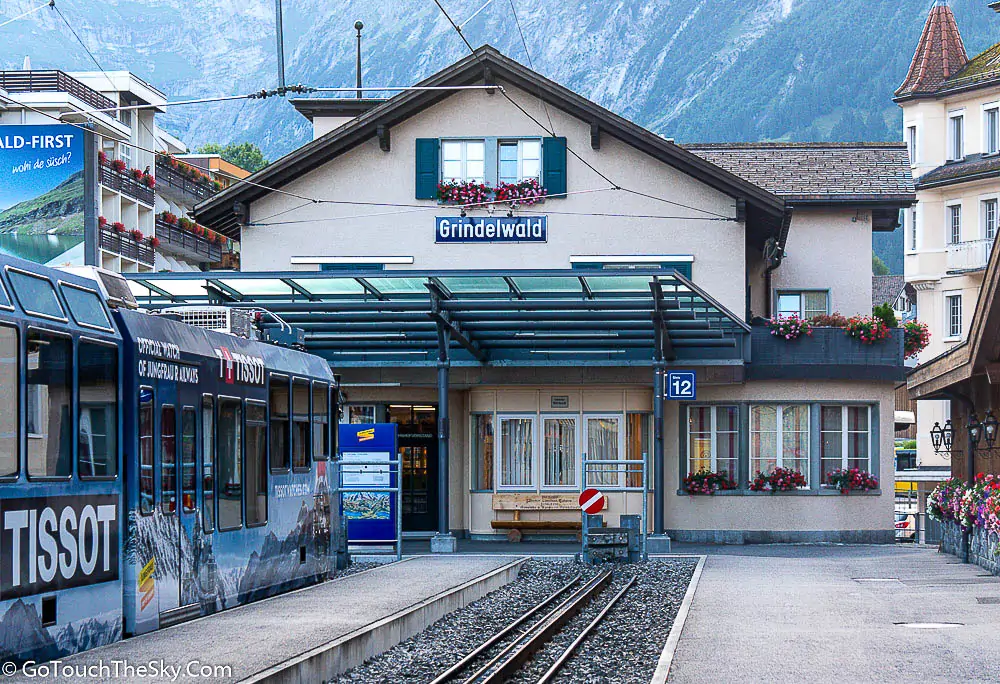 บรรยากาศสถานี Grindelwald