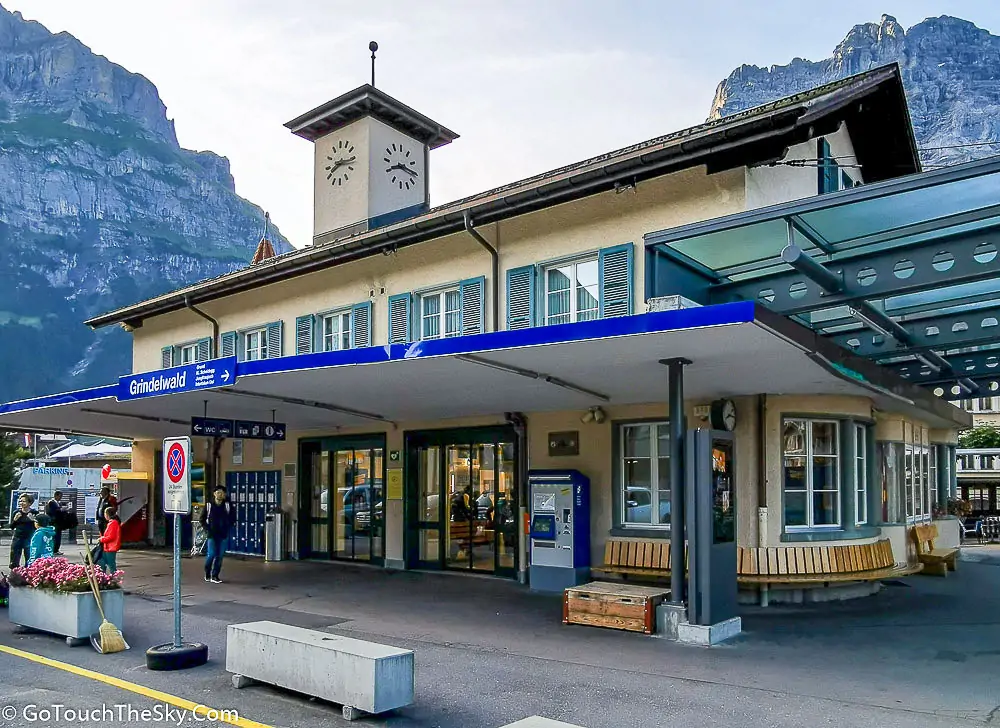 ชานชาลาสถานี Grindelwald