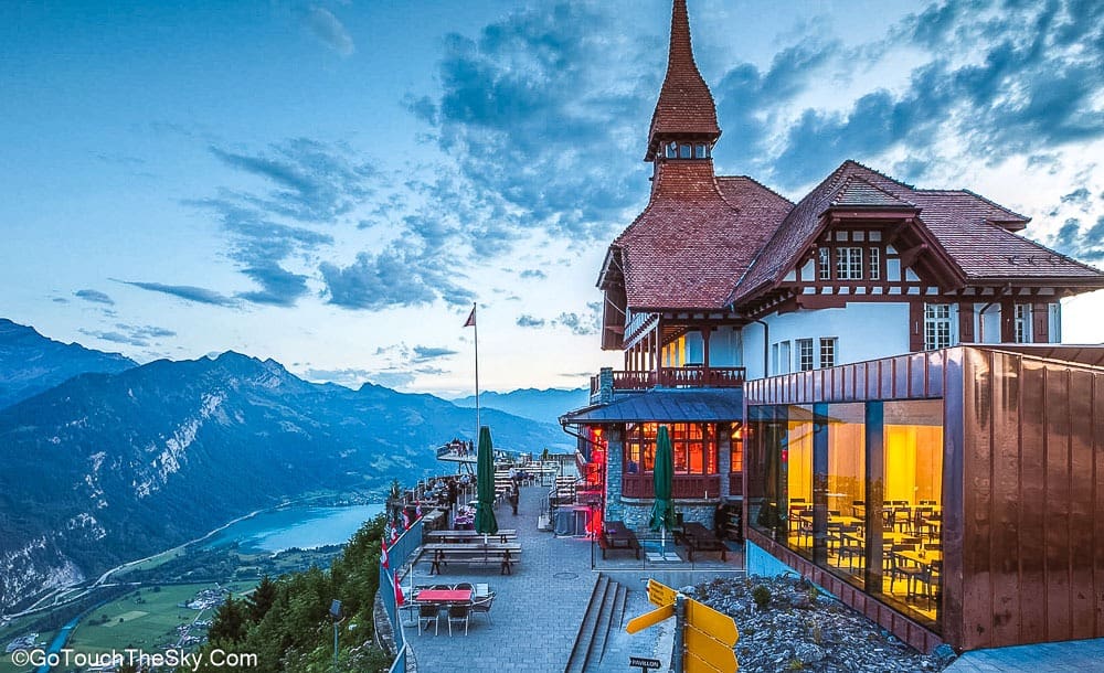 ยอดเขา Harder Kulm มองจากอินเตอร์ลาเก้น