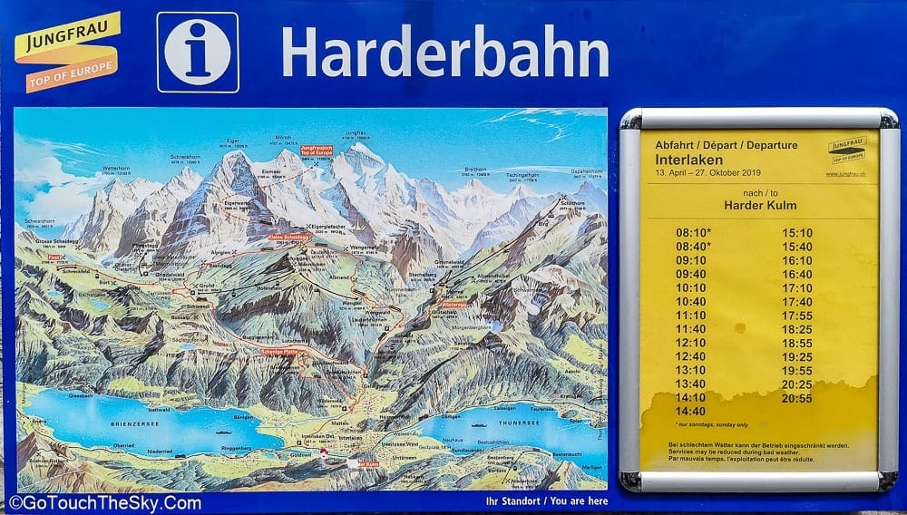 ภายในตู้โดยสารรถราง Harderbahn