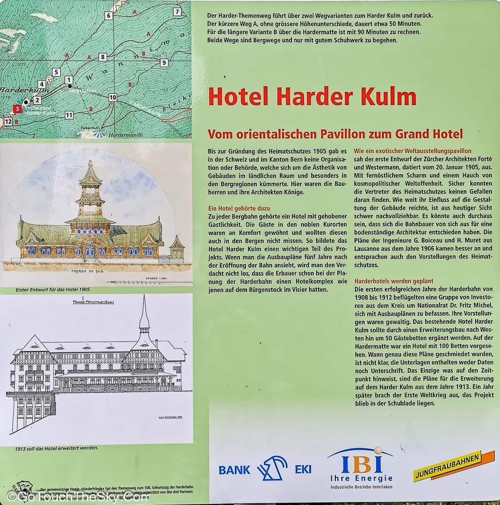 อาคารภัตตาคารบนยอดเขา Harder Kulm