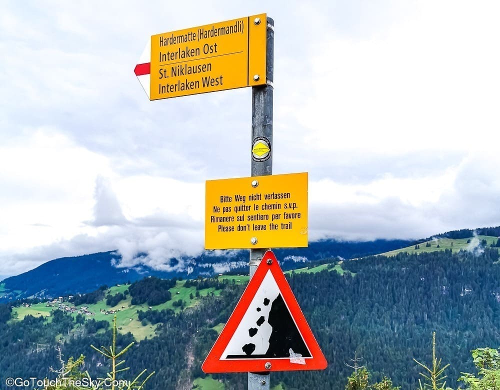 เส้นทางเดิน Trekking บน Harder Kulm