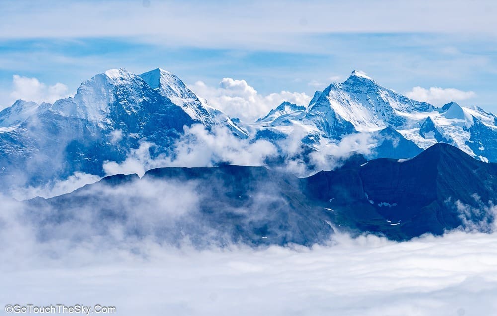 วิวธารน้ำแข็งจากยอด Rothorn