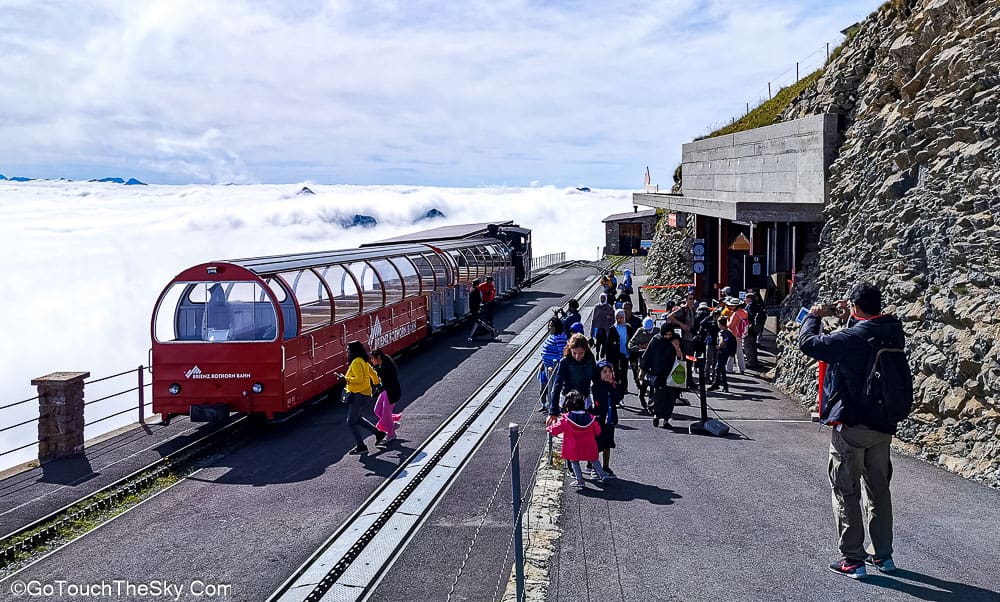 วิวเทือกเขาแอลป์จากยอด Rothorn