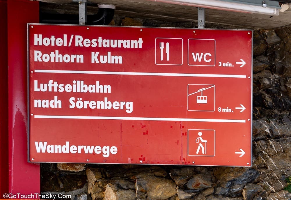 วิวพาโนรามาจากยอด Rothorn