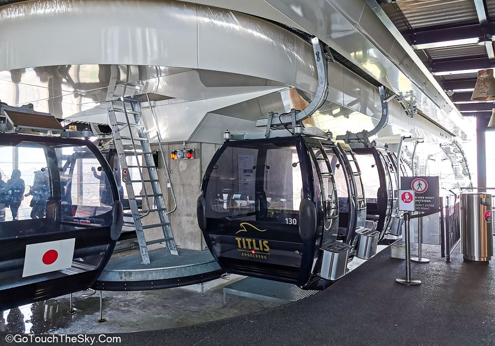 กระเช้า Titlis Rotair 360 ที่สถานี Stand