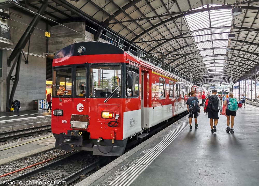 รถไฟสาย Zentralbahn สู่เอนเกลเบิร์ก