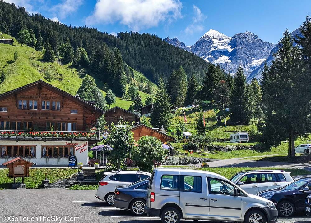 วิวเทือกเขาโดยรอบ Kandersteg