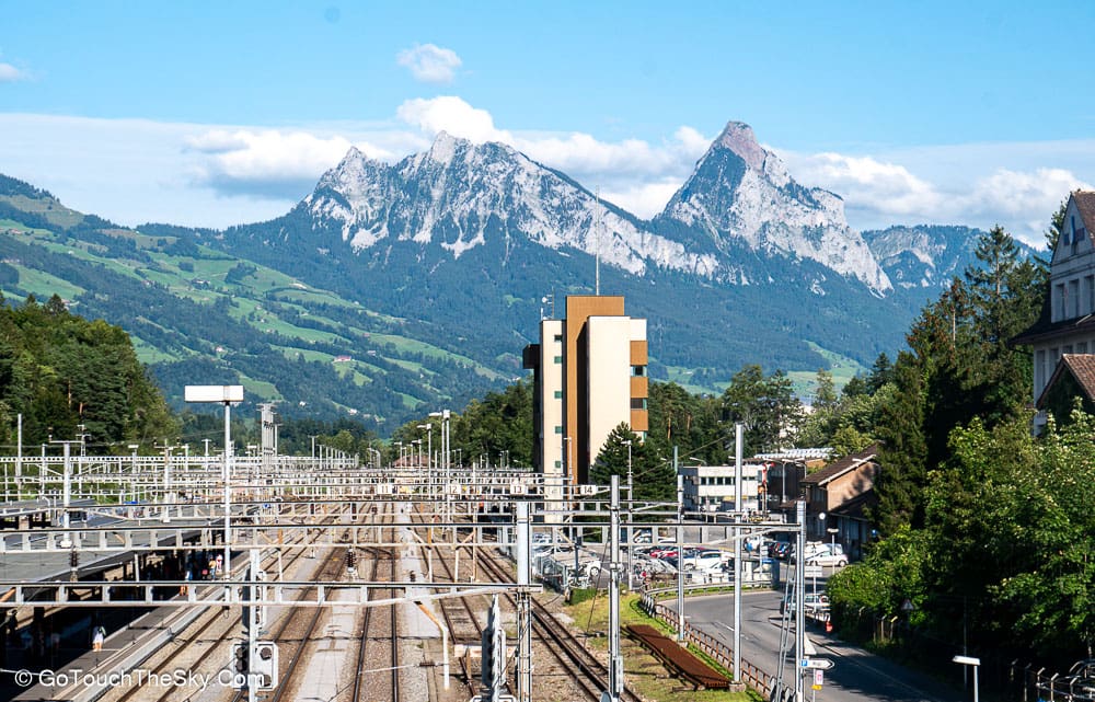 บรรยากาศสถานี Arth-Rigi Bahn