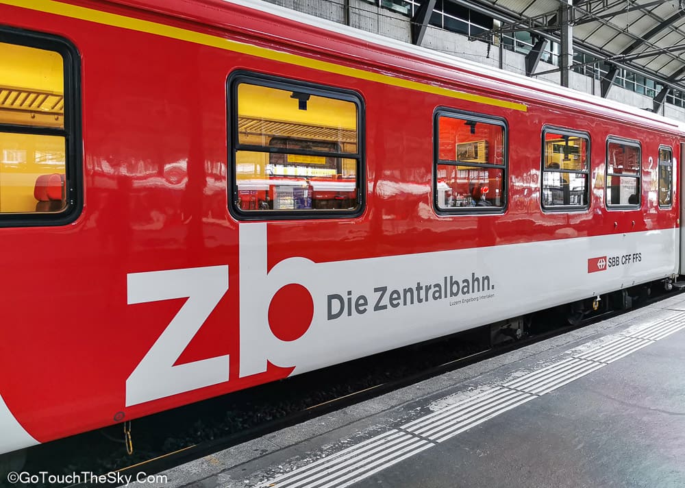 รถไฟสาย Zentralbahn สู่เมือง Stans