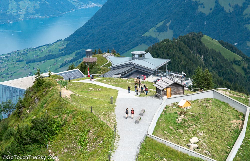 วิวยอดเขาโดยรอบ Stanserhorn Summit