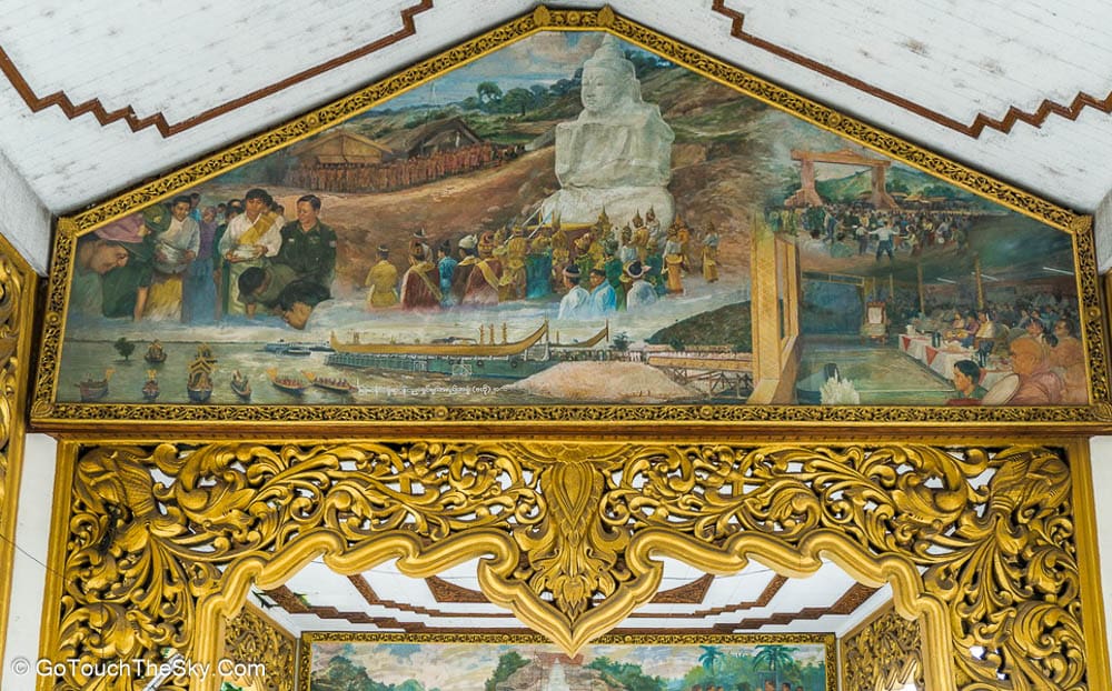 รายละเอียดพระพักตร์พระหินขาว