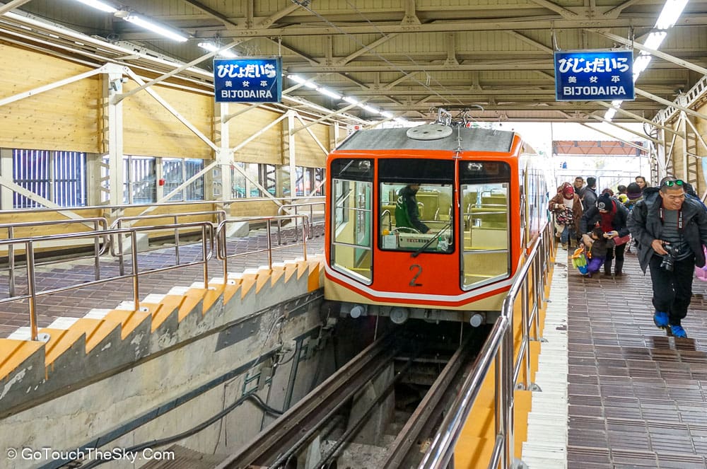สถานีบิโจไดระปลายทางเคเบิ้ลคาร์